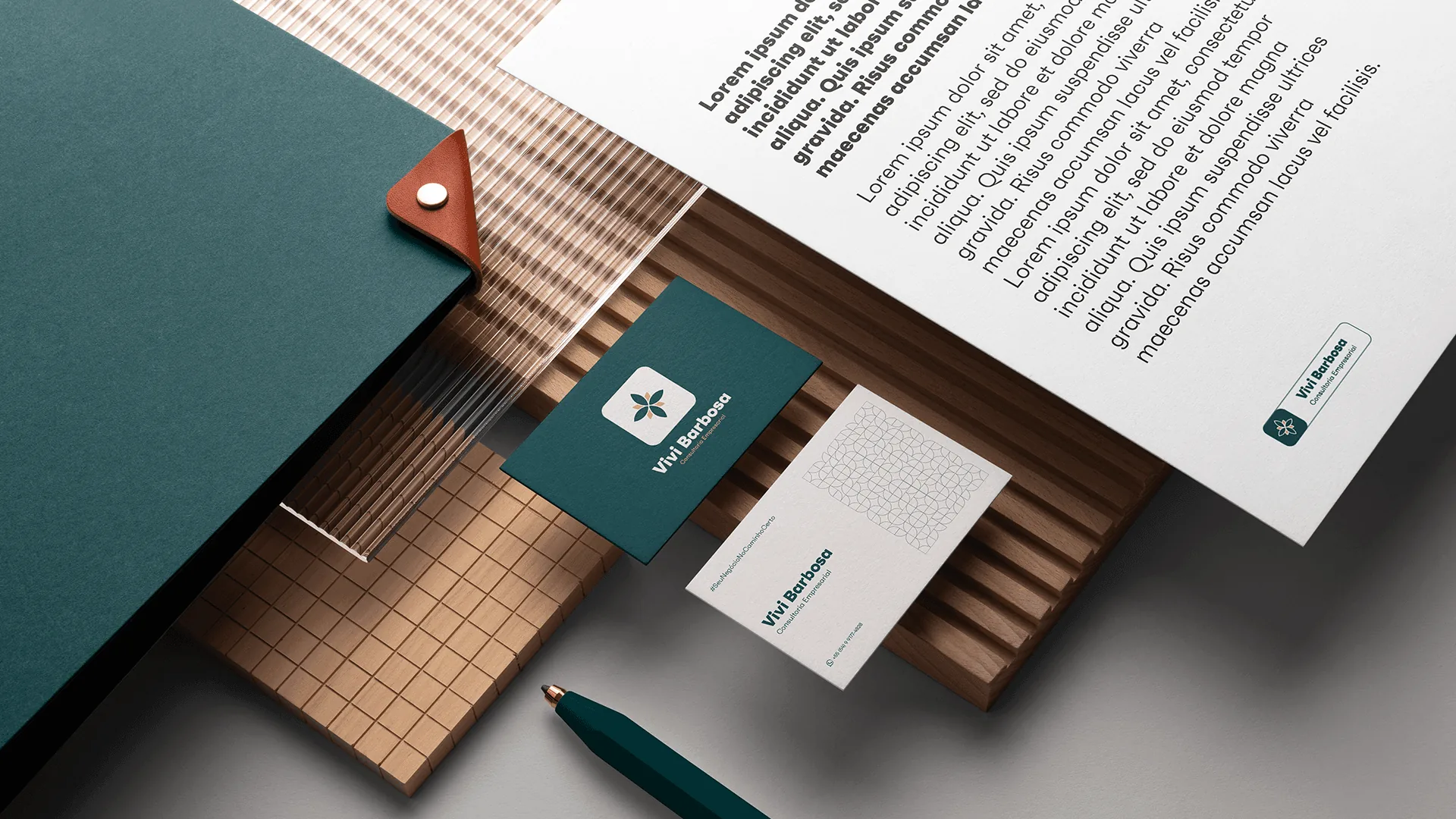 Vivi Barbosa visual identity