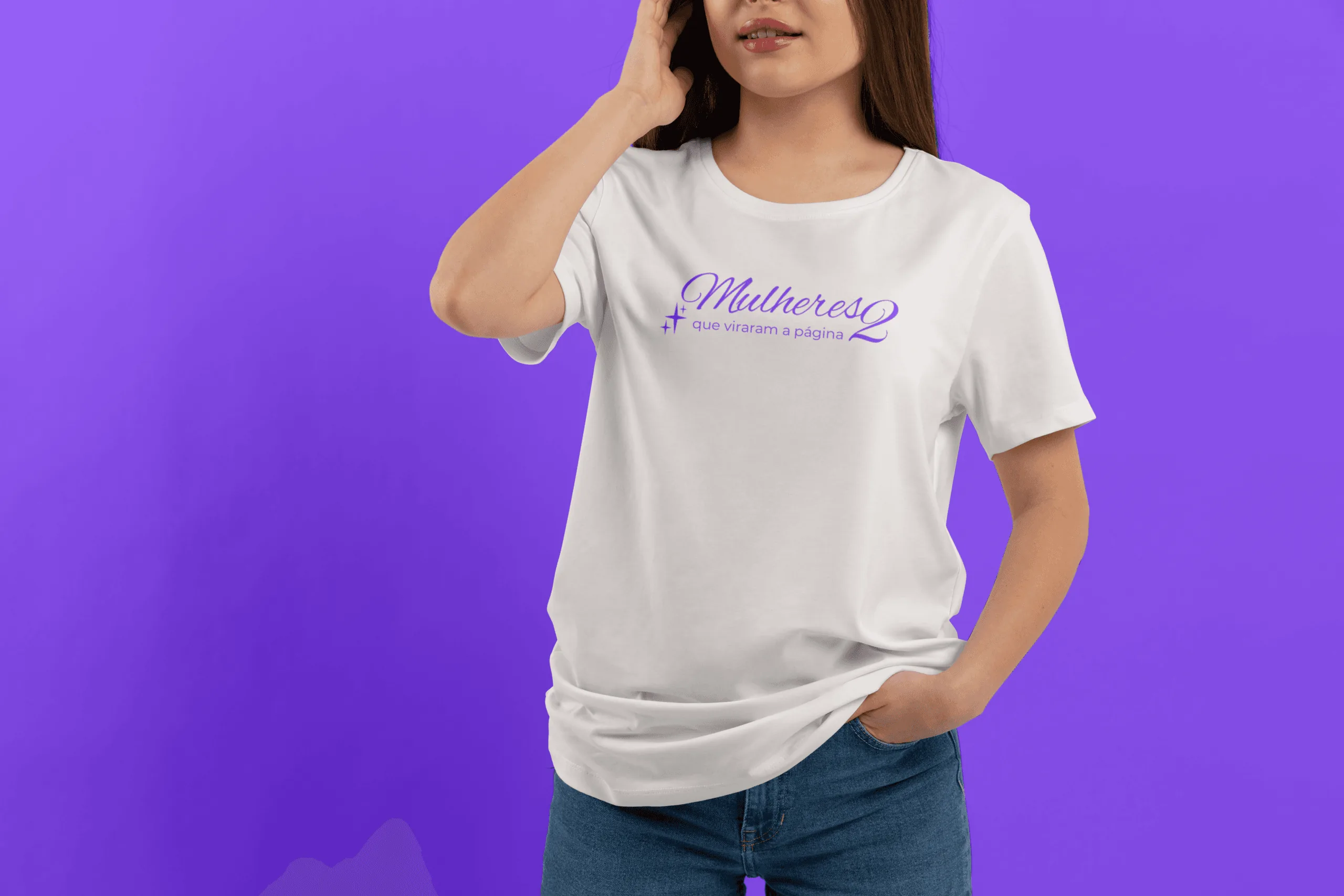 Mulheres que viraram a página 2 visual identity
