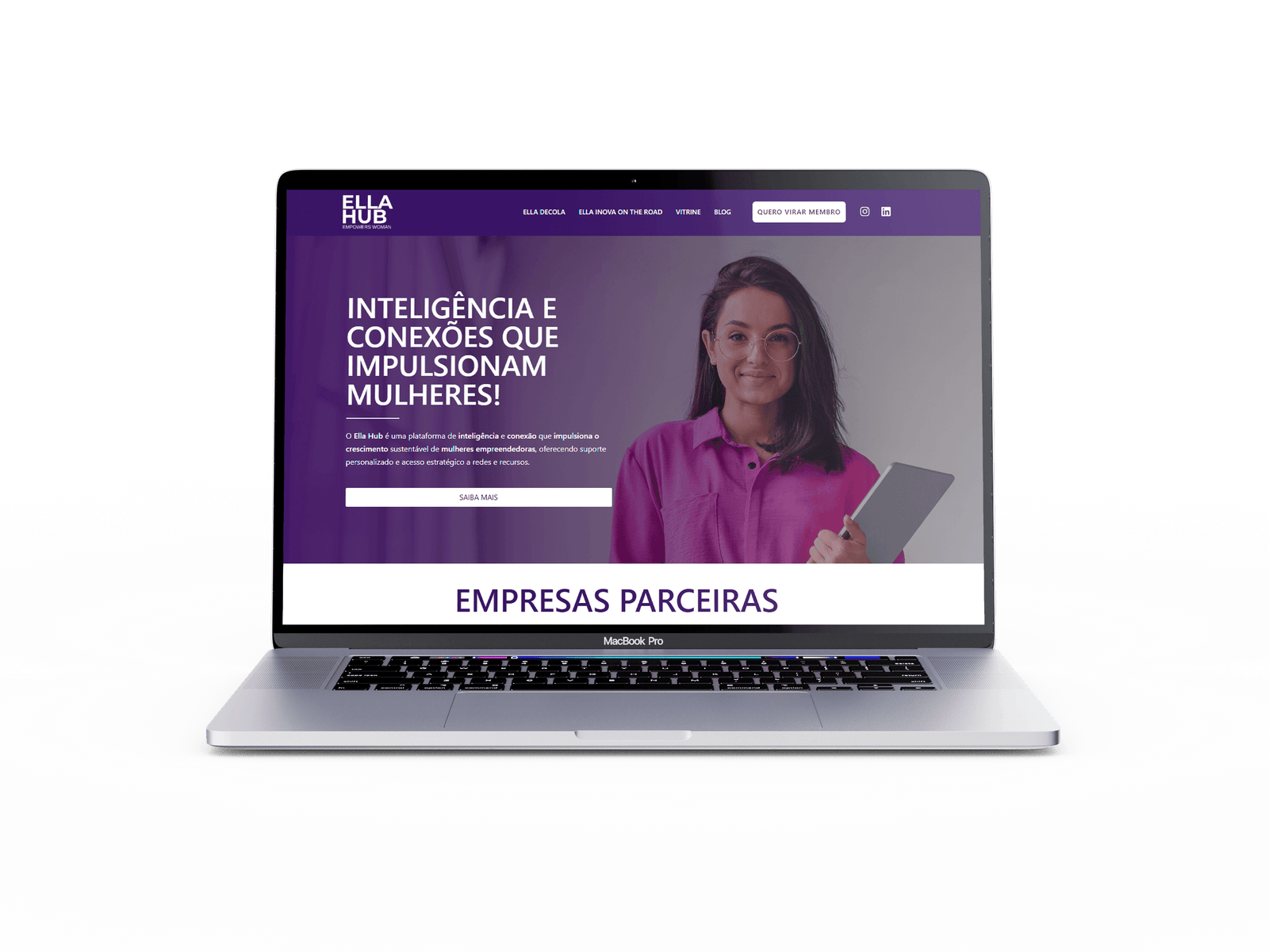Site institucional Ella Hub