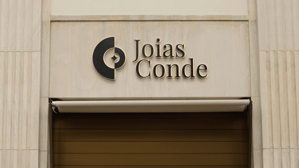 Identidade visual e branding para Joias Conde