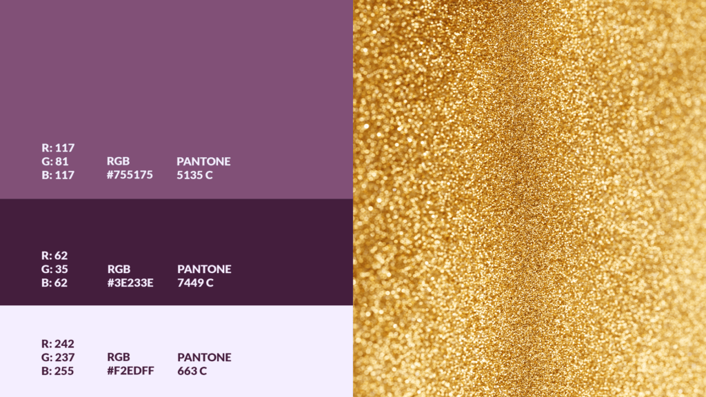 paleta de cores Conde