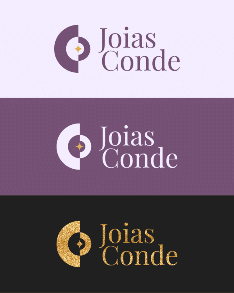 identidade visual joias conde