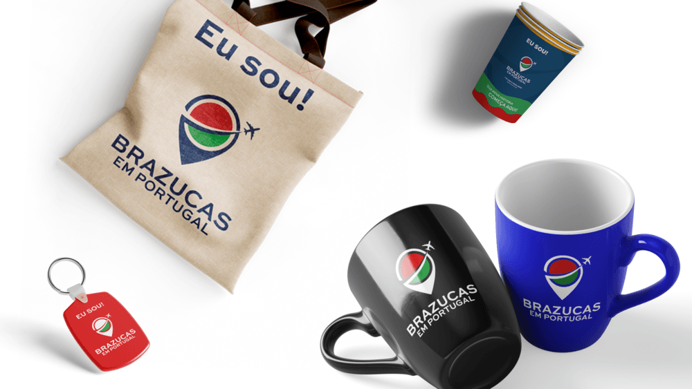 Brindes Branding e Criação de marca Brazucas em Portugal