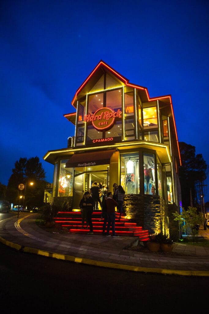 produção de fotos e vídeos case Hard Rock Café Gramado