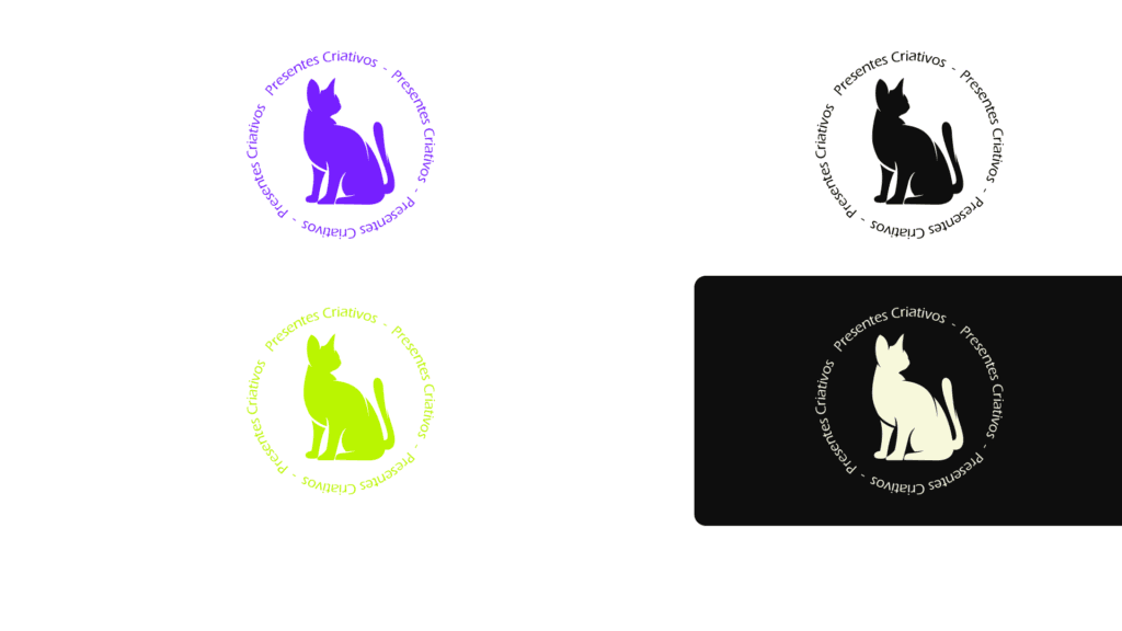 Logotipo ícone Branding criativo Black Cats