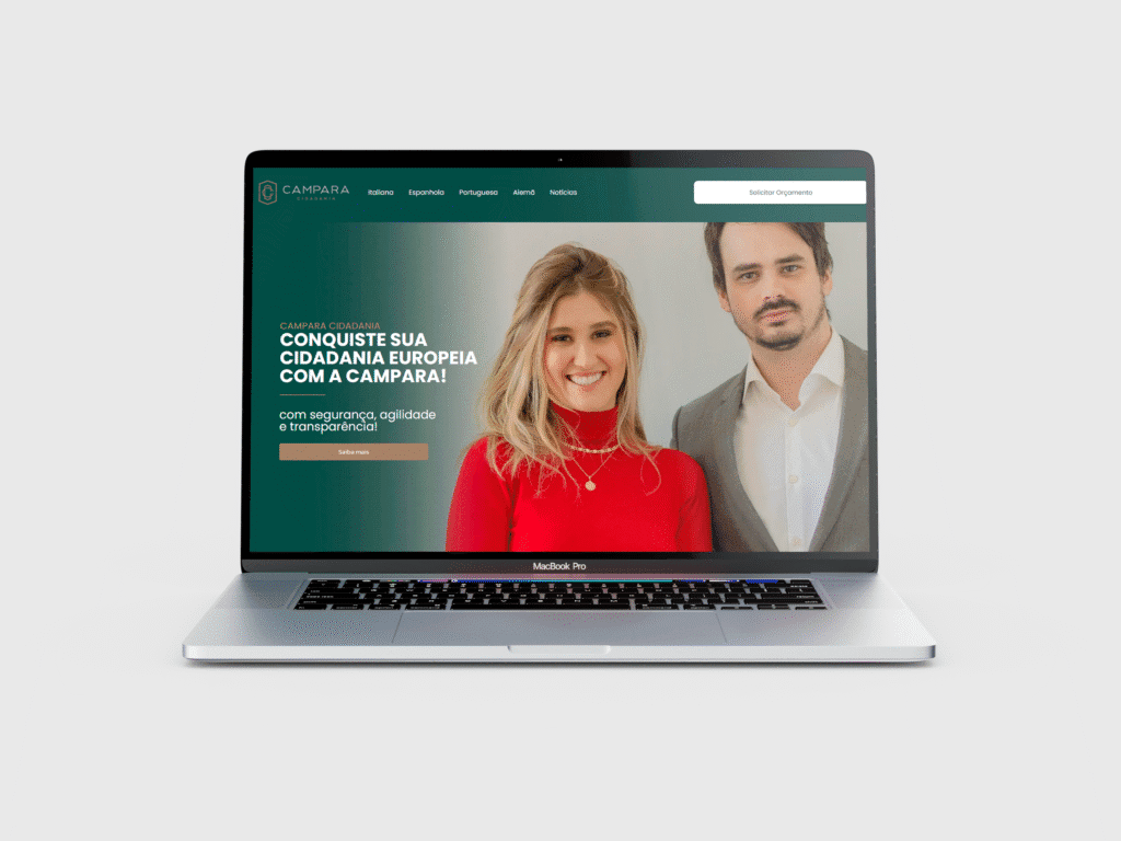 case site institucional campara cidadania by echo